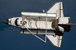 Discovery vue de la station spatiale 03/2011