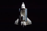 Atlantis en approche de la station spatiale 07/2011