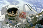 Sortie extra-véhiculaire D. Gardner STS-51A 11/1984