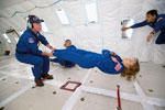 Entrainement d'astronautes en vol parabolique