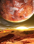 Exoplanète de type Super-Jupiter - Vue d'artiste