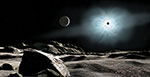 Exoplanètes autour de Rigel - Illustration
