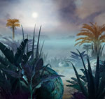 Forêt sur une exoplanète