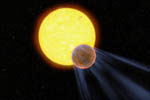 Jupiter chaud - Vue d'artiste