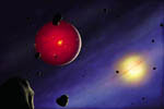 Planète en formation autour de l'étoile variable KH 15D
