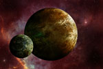 Exoplanètes - Vue d'artiste