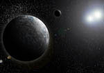 Système planétaire autour d'une étoile double