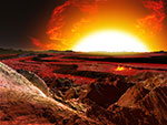 Exoplanète autour de 55 Cancri - Vue d'artiste