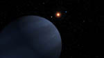 Système planétaire autour de 55 Cancri -Vue d'artiste.