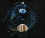 Exoplanètes - Vue d'artiste