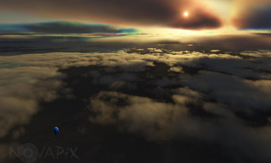 Exoplanet 2M1207B - Artist rendering