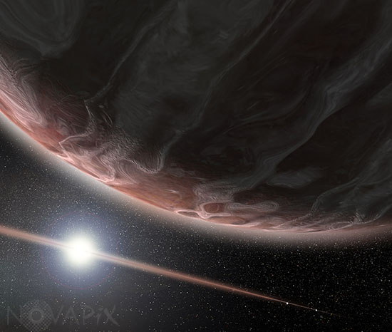 Planets orbiting star HR 8799
