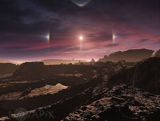 Exoplanet Barnard's Star b - Illustration
