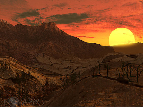 Vie sur une exoplanète 