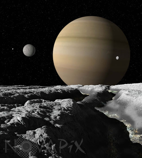 L'exoplanète HD 69830 d - Vue d'artiste