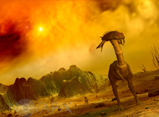 Vie sur une exoplanète