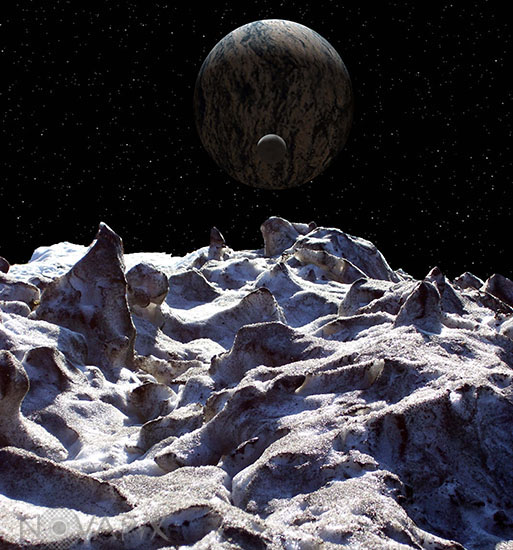 L'exoplanète HD 69830 d - Vue d'artiste