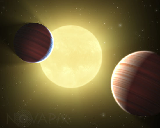 Exoplanètes autour de Kepler-9