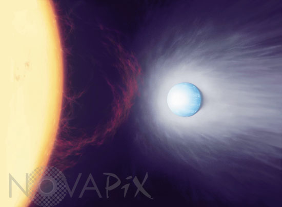 Artist's conception of the exoplanet HD 209458b