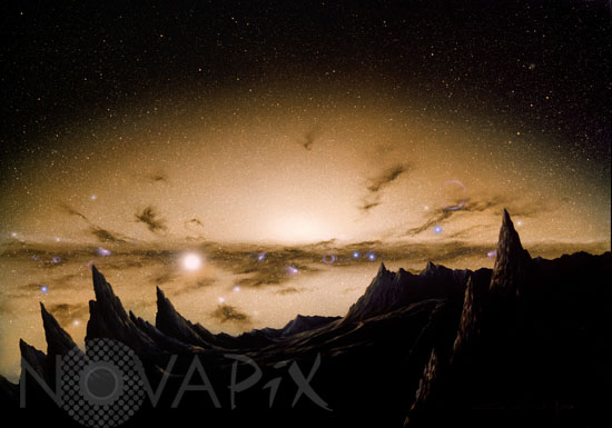 Exoplanète près du centre galactique
