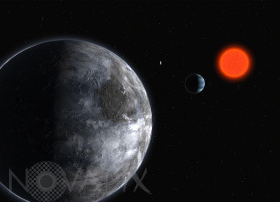 Planetary system around the red dwarf Gliese 581