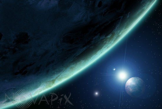 Exoplanètes - Vue d'artiste