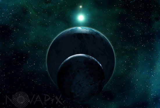 Exoplanètes - Vue d'artiste
