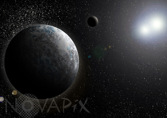 Système planétaire autour d'une étoile double