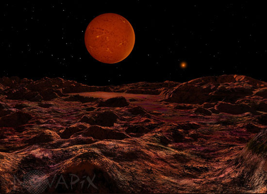 Exoplanet BD +48 738c