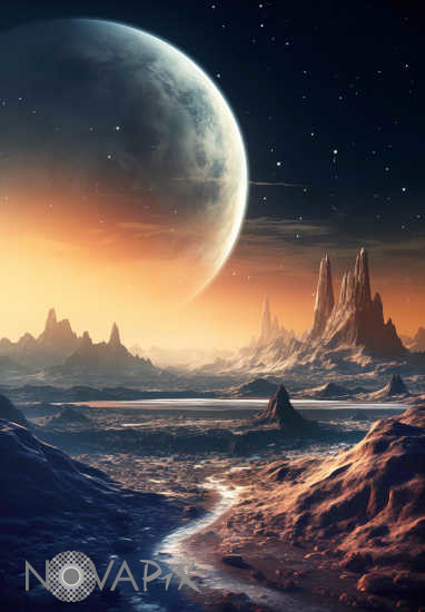 Artist's impression of an Earth-Like exoplanet