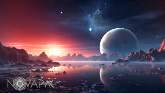 Artist's impression of an Earth-Like exoplanet