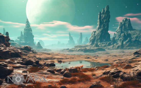 Artist's impression of an Earth-Like exoplanet