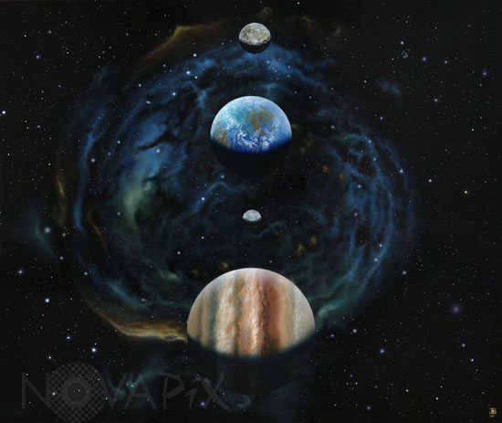Exoplanètes - Vue d'artiste
