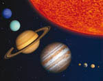Our solar system. Artwork