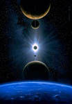 Our solar system. Artwork