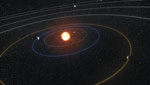 Our solar system. Artwork