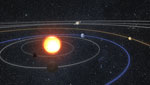 Our solar system. Artwork