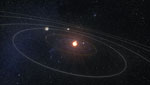Our solar system. Artwork