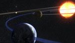 Our solar system. Artwork
