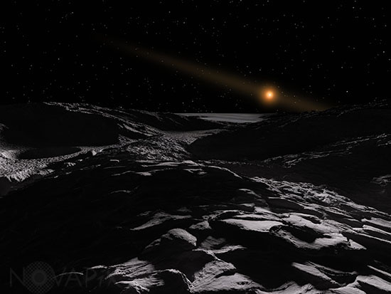 La planète naine Makemake - Illustration