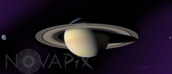 Earth-Moon system at correct distance