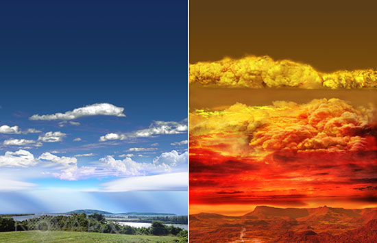 Earth and Venus compared