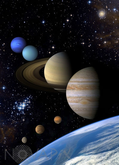 Our solar system - Artwork