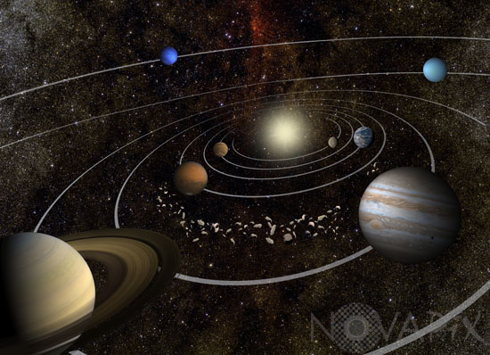 Our solar system - Artwork