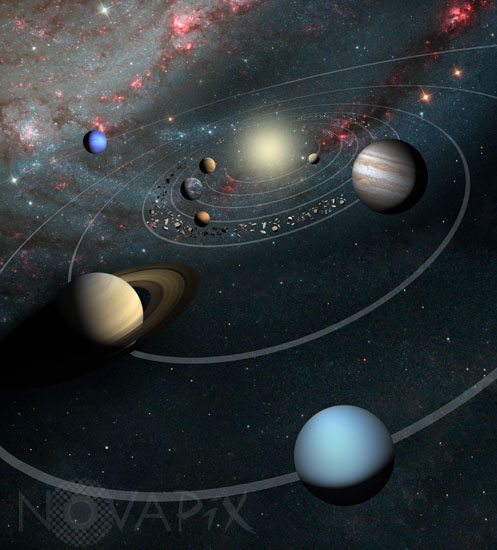 Our solar system - Artwork