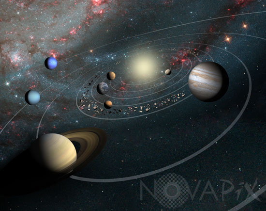 Our solar system - Artwork
