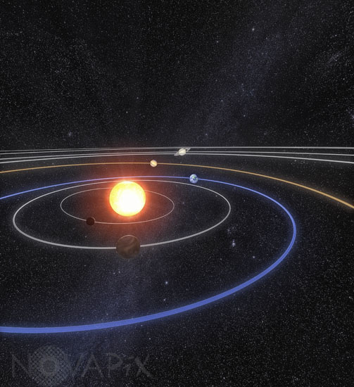 Our solar system. Artwork
