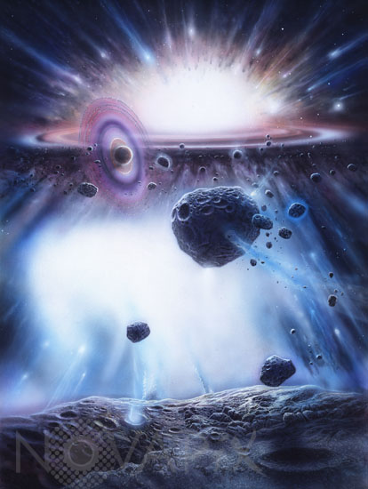 La formation du Système solaire - Vue d'artiste