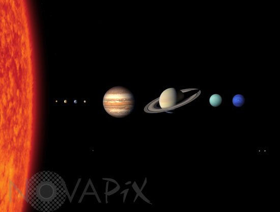 The solar system - Illustration