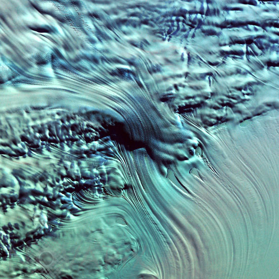 Glacier Lambert vu par Landsat-7